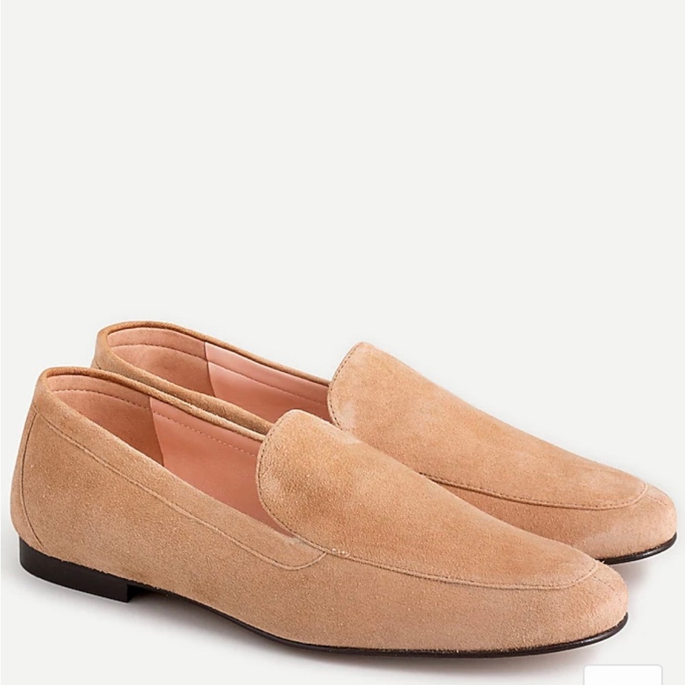J.Crew Cecile Smoking Slippers in Suede
